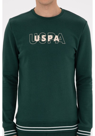 U.S. Polo Assn. U.s. Polo Assn. Erkek Koyu Yeşil Sweatshirt 50316372-vr079 Koyu Yesıl