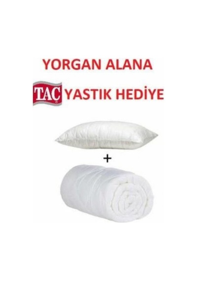 Mikrofiber Yorgan Alana Taç Yastık  Çift Kişilik