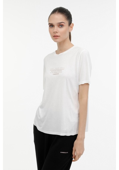 Lumberjack Wl Nova 11ct2009 3pr Ekru Kadın Kısa Kol T-shirt 000000000101439168 Bej