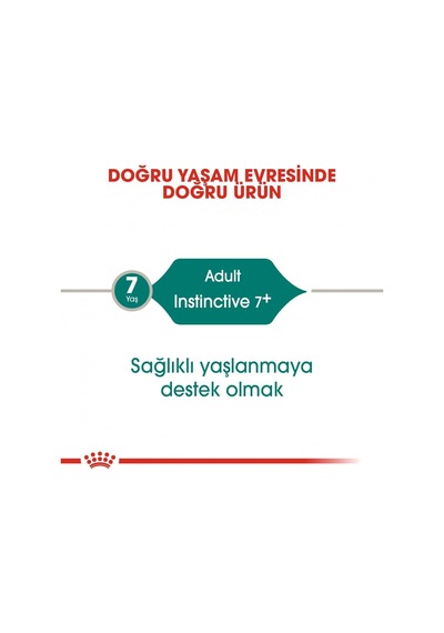 Instinctive 7+ Kedi Yaş Mama, 85 Gr