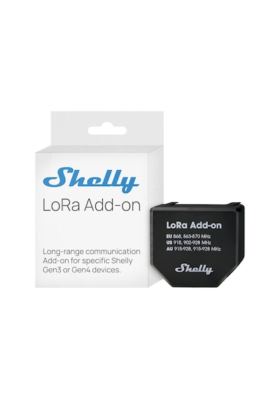 Shelly Lora Add-on Uzun Menzilli İletişim Modülü