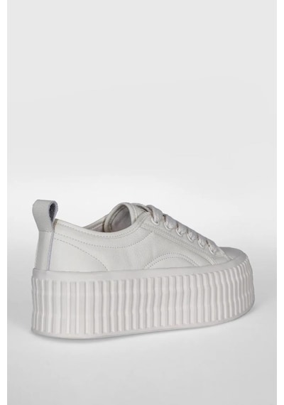 Lufian Lufıan Dıana Beyaz Deri Kadın Sneaker 001