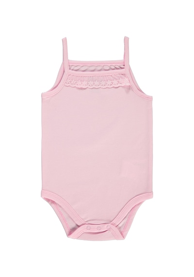 Civil Baby Kız Bebek Çıtçıtlı Badi 3-9 Ay Pembe 14587140513Y-4 Pembe