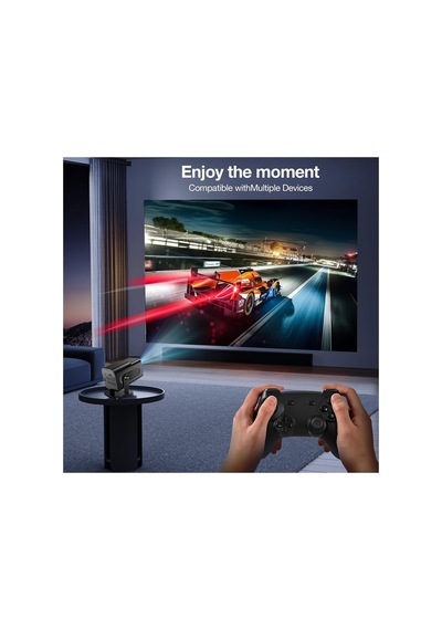 Hy320max Android Projektör + Game Projector Ultra Hd 4k Ev Sinema Yansıtma Oyun Projeksiyon Cihazı