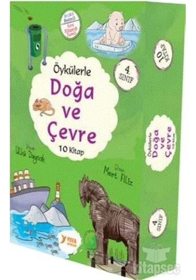 4.Sınıf Öykülerle Doğa ve Çevre 10 Kitap - Yuva Okul