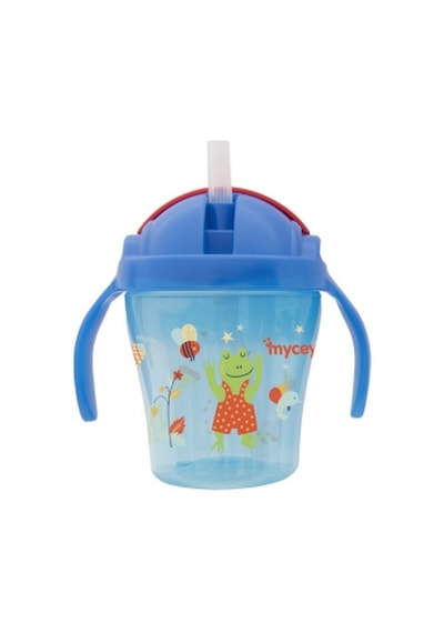 Mycey Pipetli Bardak 200 ML Erkek Mavi