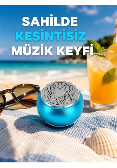 Taşınabilir Mini Bluetooth Hoparlör 9m Menzil Dahili Mikrofon Yeni Nesil - Lisinya