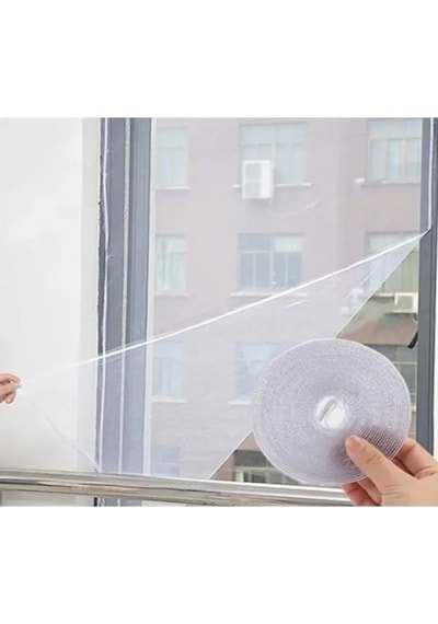 Pencere Sinekliği 100x150 Cm Bantlı Sineklik Cırt Cırt Bantlı Sineklik Plastik