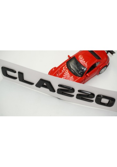 CLA 220 Bagaj Parlak Siyah ABS 3M 3D Yazı Logo