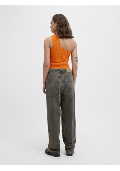 Jack & Jones Kadın Tek Omuz Bluz - Neye - 12275504 Persimmon Orange Jack & Jones Kadın Tek Omuz Bluz - Neye - 12275504 Persimmon Orange