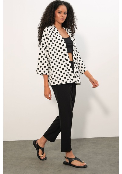 Hiccup Bdart Kadın Polyester-elastan Kimono Çok Renkli