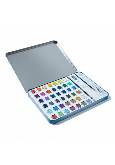 Solid Water Colour 36 Renk Suluboya Takımı Çok Renkli