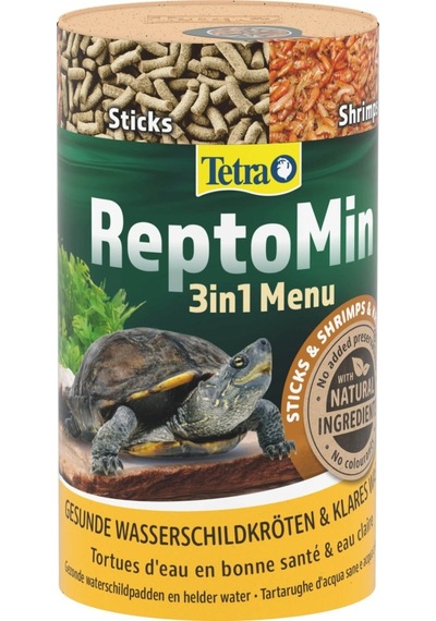 Tetra Reptomin 3in1 Menü Kaplumbağa Yemi 250ml / 44g