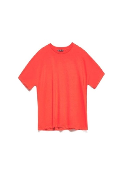 3683 Basic T-shirt-nar Çiçeği-277 Nar Çiçeği