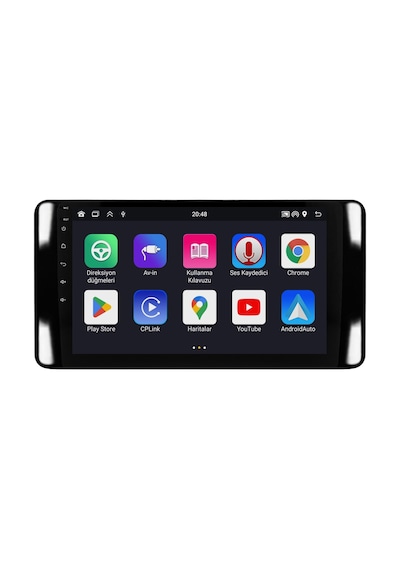 Skoda Scala Android Multimedya Sistemi 2021+ Crv4946xp Piano Black Çerçeve 10"