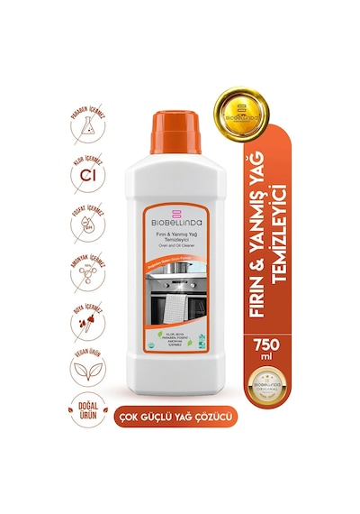 Doğal Fırın Ve Yanmış Yağ Temizleyici Zorlu Kirlerde Kolay Çözüm 750 Ml Diğer