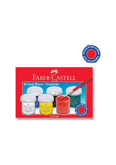 Faber-Castell Guaj Boya 6 Renk Çok Renkli