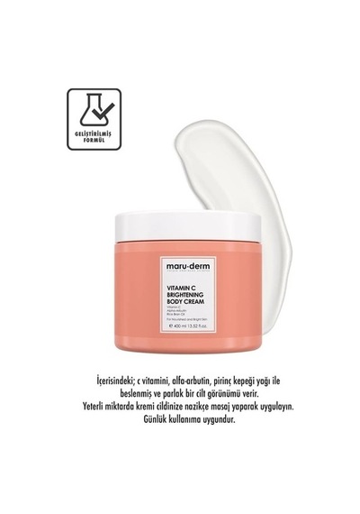 Maruderm Vitamin C Brightening Body Cream 400 Ml W