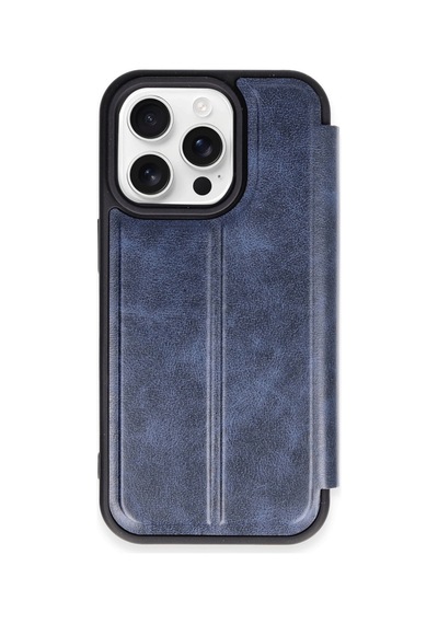 Apple  Uyumlu  iPhone 14 Pro Kılıf Flip Cover Lacivert