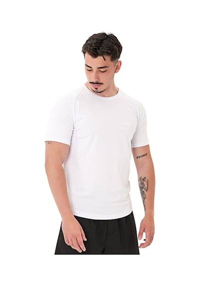Musclecloth Elite Reglan T-shirt Beyaz