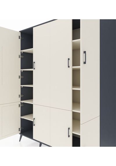 Kronos Gardrop 10 Raflı 8 Kapaklı 176x59x221 Antrasit-aytaşı Aytaşı Kronos Gardrop 10 Raflı 8 Kapaklı 176x59x221 Antrasit-aytaşı Aytaşı