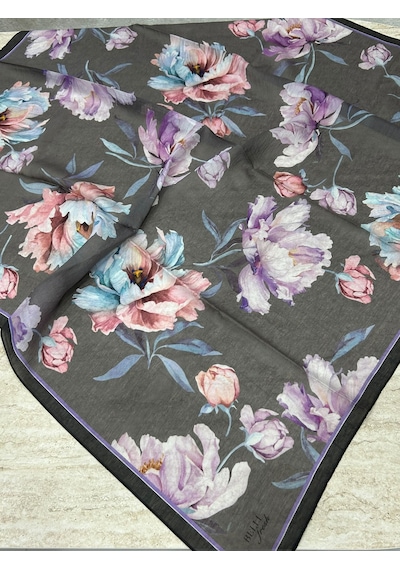 Zeylin Belli Fresh Rozy Eşarp 5286-33 Çok Renkli