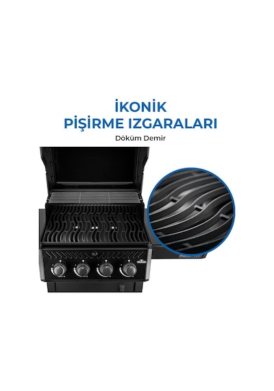 Freestyle 425 Sb Gazlı Mangal 2026 Model Siyah