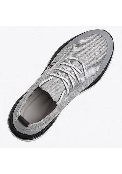 Daytex 1112 Erkek Siyah Triko Knit İthal Taban Sneaker Gri