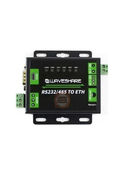 Endüstriyel Rs232/rs485-rj45 Ethernet Dönüştürücü Waveshare Çift Seri Bağlantı Noktası