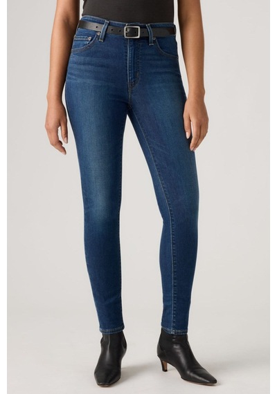 Levi's 721 Yüksek Bel Skinny Worn Midnight Dark Indigo Kadın Jean-16564 Lacivert
