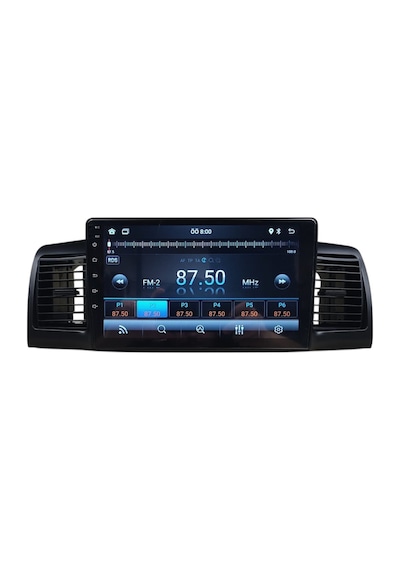 Aln Toyota Corolla Siyah 2002-2006 6gb Ram 128gb Hafıza 8 Çekirdek Carplay Android Multimedya 9"