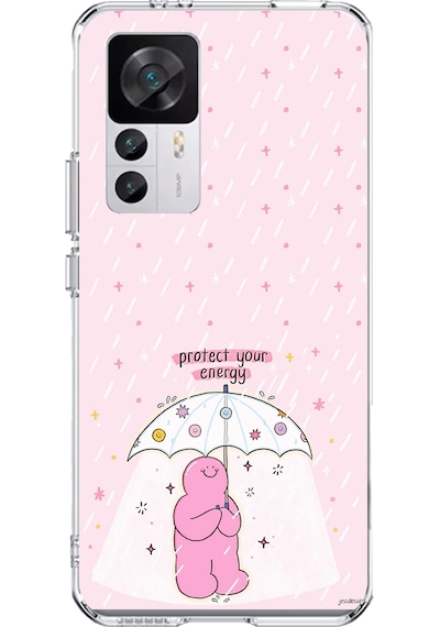 Xiaomi Mi 12t-12t Pro Uyumlu Protect Your Energy Tasarımlı Baskılı Silikon Kılıf Renkli
