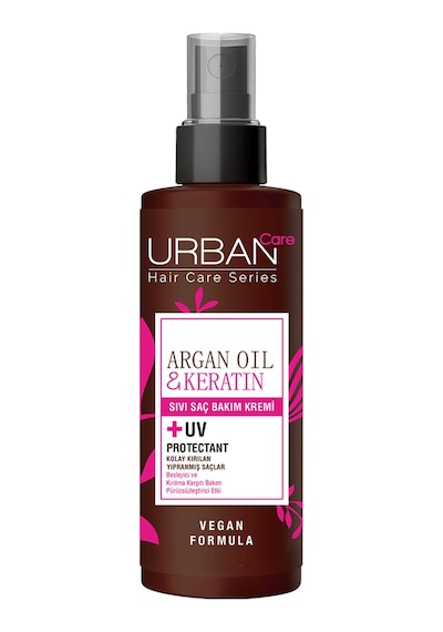Argan Yağı & Keratin Kolay Kırılan Yıpranmış Saçlara Özel Sıvı Saç Kremi Ve Fön Suyu 100 Ml -vegan-
