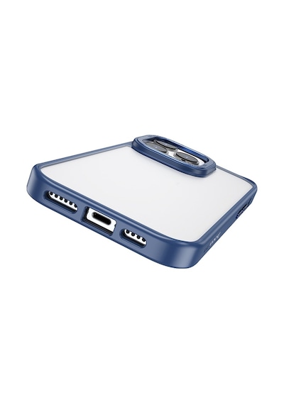 Hoco Apple Uyumlu iPhone 14 Pro Golden Shield Frosted Silikon Telefon Kılıfı