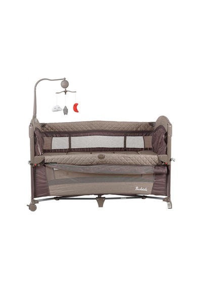 Prego Bedside Anne Yanı Oyun Parkı 70x120 Cm - Bej