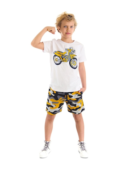 Denokids Mshb&g Motorcycle Erkek Çocuk T-shirt Şort Takım Çok Renkli Denokids Mshb&g Motorcycle Erkek Çocuk T-shirt Şort Takım Çok Renkli
