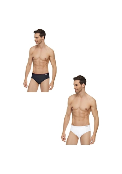 Tutku Elit Elit Erkek Likralı Pamuklu Kemerli Spor Slip Külot 6'lı Paket 3 Siyah 3 Beyaz Abani Classic Diğer