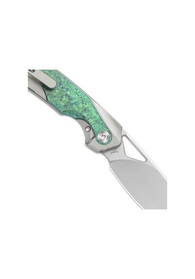 Topsail Kamp M390 Titanium & Crystallized Titanium Front Flipper Ki3735a4