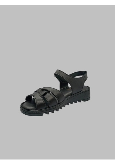 Pierre Cardin Pc-5131 Kadın Deri Sandalet Siyah
