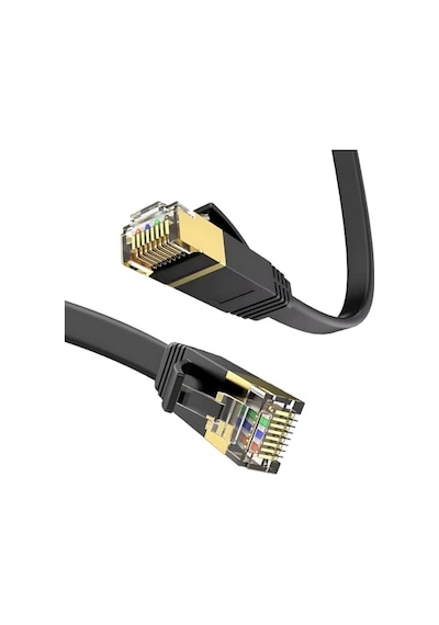 Ethernet Kablosu 10gbps Premium Internet Lan Kablo Flat Modem Ağ Kablosu 15 Metre Diğer
