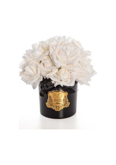 Siyah Cam Gold 14 Gül Luxury Home Perfume Pudra