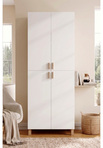 Robin Home Porto 4 Kapaklı Ahşap Ayaklı Geniş Çok Amaçlı Dolap Ayakkabılık Mutfak Kiler Banyo Erzak Dolabı Beyaz Robin Home Porto 4 Kapaklı Ahşap Ayaklı Geniş Çok Amaçlı Dolap Ayakkabılık Mutfak Kiler Banyo Erzak Dolabı Beyaz