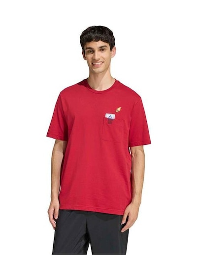 Adidas Erkek Tişört Mini Basketball Kırmızı