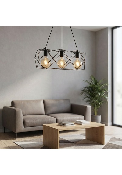Nisaluce Flora 3lü Sıralı Siyah