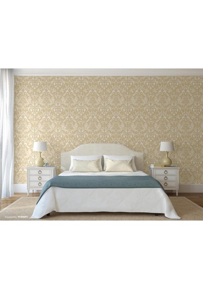 Ephes 1002-5 Damask Büyük, Simli Duvar Kağıdı 10m²