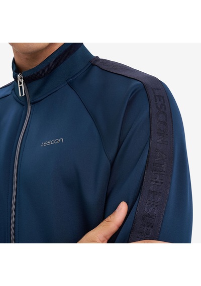 Lescon Mavi Erkek Fermuarlı Sweatshirt 26n-1126