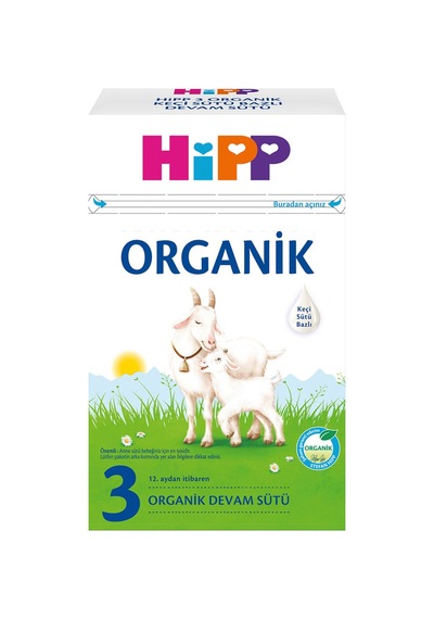 Hipp 3 Organik Keçi Sütü Bazlı Devam Sütü 400 G - 3 Adet Tarı