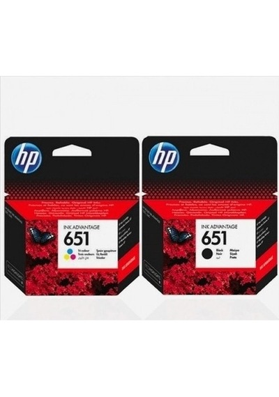 Tonersepeti Hp 651 Siyah Ve Renkli Kartuş