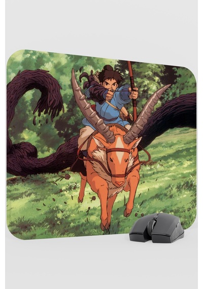 Mononoke Hime Anime V4 - 48x40 Xl Gaming Kauçuk Kaymaz Taban Mouse Pad Fare Altlığı