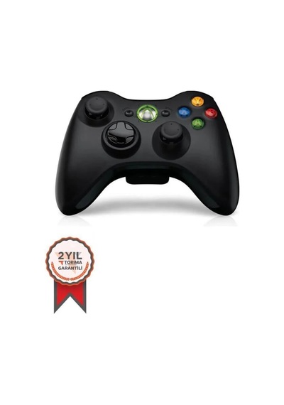 Özel Üretim Eğlence Elektronik Aktivite Oyun Kolu Kablolu Xbox Tv Pc Uyumlu Xbox 360 Siyah